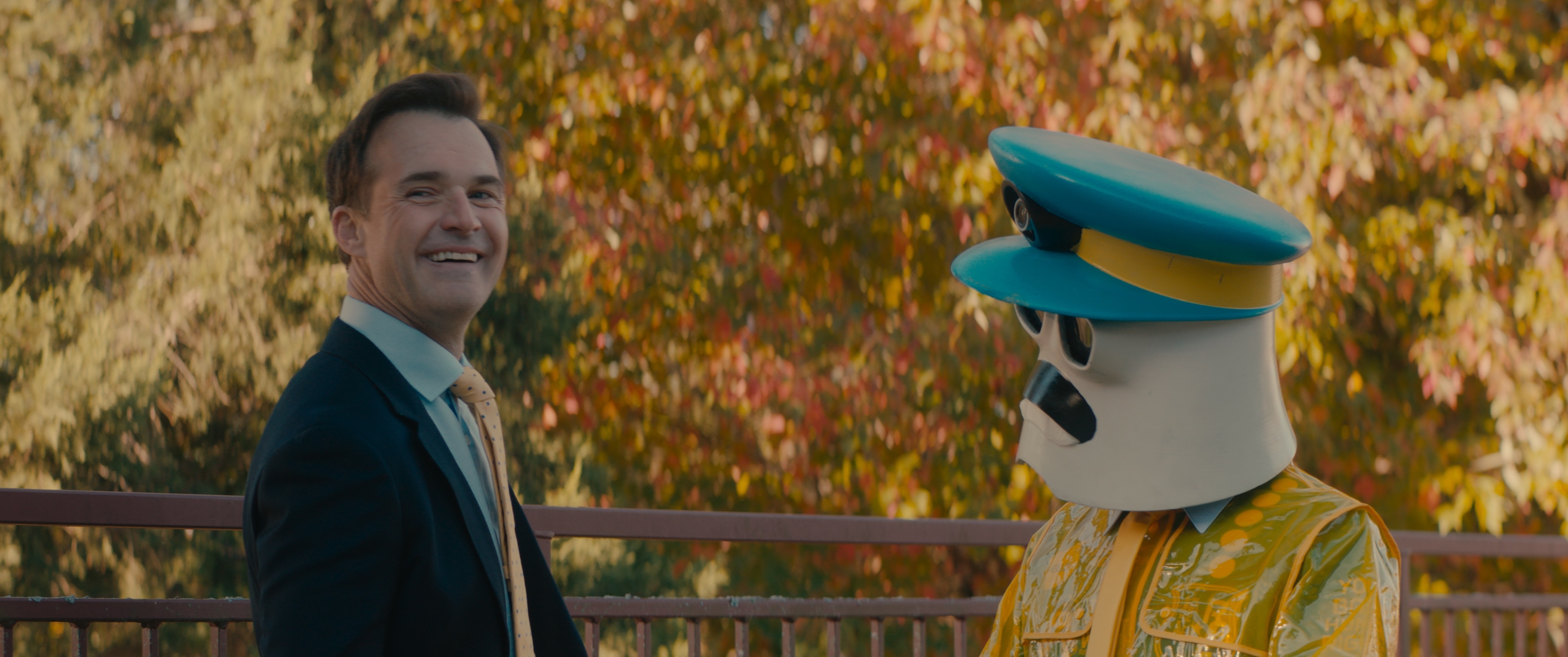 Clone Cops production still 37 - behind the scenes scene from the 2025 indie sci-fi comedy film Clone Cops featuring action and comedy